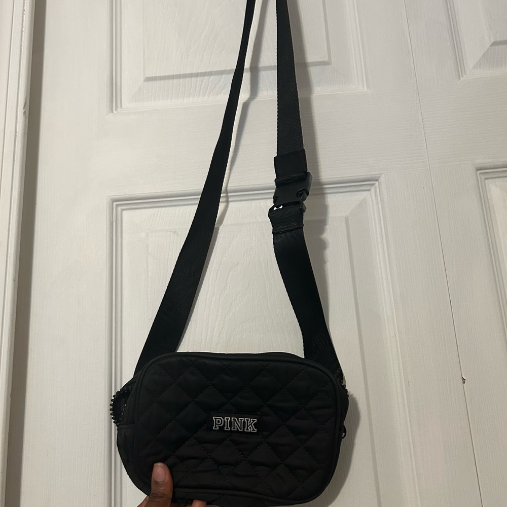 PINK Victoria's Secret Black Crossbody Bag
